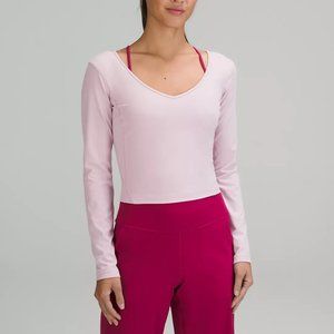 Lululemon Align Long Sleeve Shirt Pink Peony